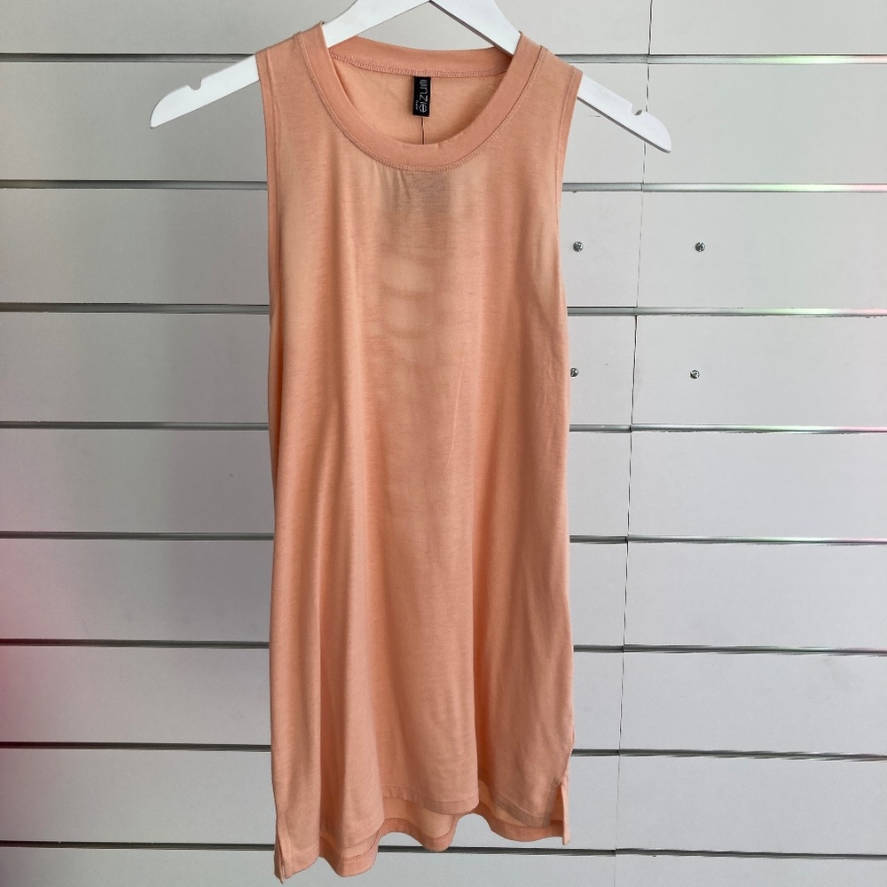 Onzie braided back tank in orange